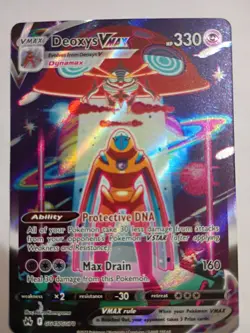 Deoxys VMAX GG45/GG70 SWSH: Crown Zenith: Galarian Gallery Holo NM - Image 2