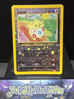 Pokemon Card Togepi 4/18 Southern Islands Set Reverse Holo Rare WOTC Played - Image 1