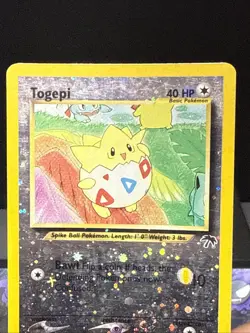 Pokemon Card Togepi 4/18 Southern Islands Set Reverse Holo Rare WOTC Played - Image 2