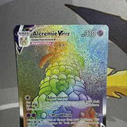 Pokemon Alcremie VMAX TCG Shining Fates Holo Card 073/072 Secret - Image 3