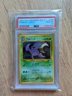 Crobat Holo Japanese Neo 3 PSA 10 - Image 1