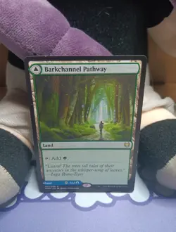 MTG Magic the Gathering Barkchannel Pathway Card Kaldheim Edition (251/285) - Image 1