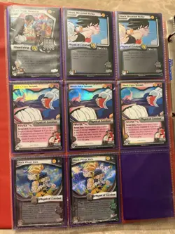 Dragon Ball Z Card Lot 71 Mastery Foil Black Style Pivot Power Rare 2003 Combat - Image 2