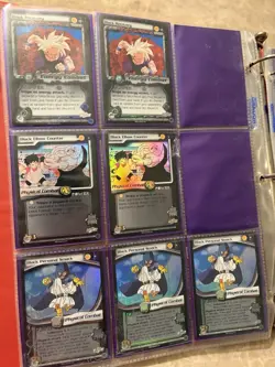 Dragon Ball Z Card Lot 71 Mastery Foil Black Style Pivot Power Rare 2003 Combat - Image 4