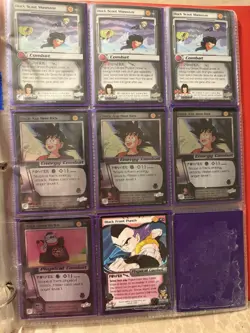 Dragon Ball Z Card Lot 71 Mastery Foil Black Style Pivot Power Rare 2003 Combat - Image 5