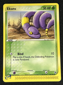 Ekans 64/100 EX Sandstorm e-Series Common Pokemon Card LP - Image 1