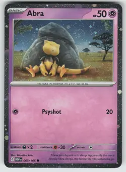 Abra - (Cosmos Holo) Promo Miscellaneous Cards & Products 063/165 - Image 1