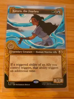MTG Katara The Fearless (Showcase) 0350 Avatar: The Last Airbender M/NM - Image 1