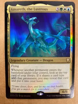 MTG 1x FOIL Amareth, the Lustrous # 266 Commander Legends Magic Gathering x1 NM - Image 1
