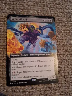 Super-Skrull Extended Art Marvel Super Heroes Mtg Nm 0409 - Image 1