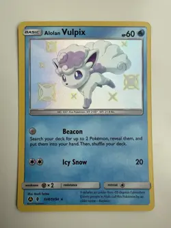 Alolan Vulpix SV8/SV94 - Hidden Fates - Shiny Vault - Pokemon - NM - Image 1