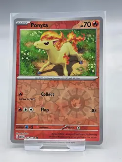 Pokemon - Ponyta 077/165 - Scarlet & Violet 151 - Reverse Holo - Image 1