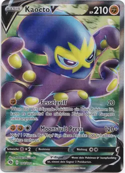 Pokemon Kaocto V Full Art Weg des Champs 072/073 NM Deutsch - Image 1