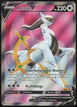 Pokemon Arceus V Ultra Rare Strahlende Sterne 165/172 NM DE - Image 1