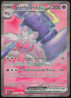Pokemon Granforgita ex Ultra Rare Entwicklungen in Paldea 240/193 NM DE - Image 1