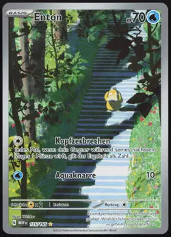 Pokemon Enton Illustration Rare 151 175/165 NM DE - Image 1