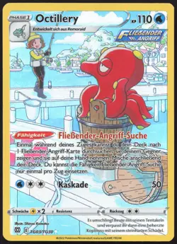 Pokemon Octillery Trainer Gallery Rare Strahlende Sterne TG03/TG30 NM DE - Image 1