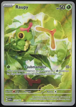 Pokemon Raupy Illustration Rare 151 172/165 NM DE - Image 1
