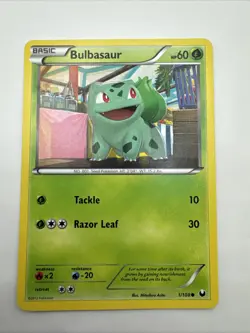 Pokemon TCG Bulbasaur Dark Explorers 1/108 Regular Common - Image 1