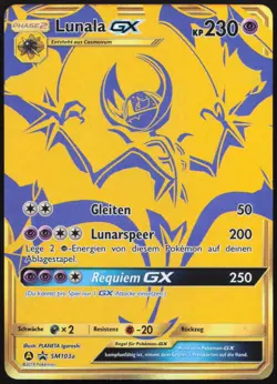 Pokemon Lunala GX SM Promokarten SM103a NM DE - Image 1