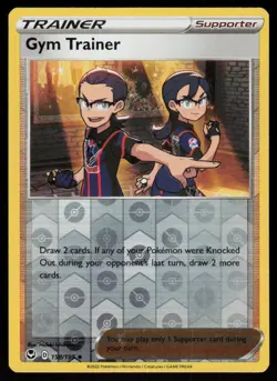 Gym Trainer 158/195 Uncommon Silver Tempest Pokemon Reverse Holo Lightly Played - Image 1