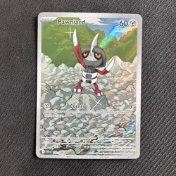 Pokemon TCG Scarlet&Violet Black Bolt Pawniard Card 142/086 Illustration Rare - Image 1