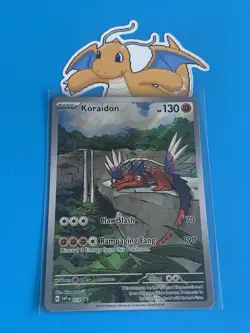 Koraidon SVP014 Scarlet & Violet ETB Promo Pokemon TCG Card Near Mint Condition - Image 1