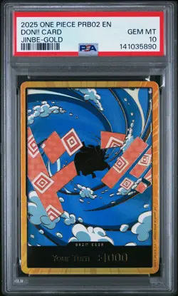 2025 JINBE-GOLD DON!! CARD PSA 10 - Image 1