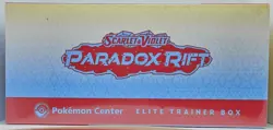 Paradox Rift Pokemon Center PC Elite Trainer Box ETB Roaring Moon (Sealed) Promo - Image 3