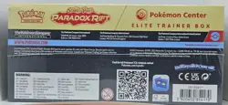 Paradox Rift Pokemon Center PC Elite Trainer Box ETB Roaring Moon (Sealed) Promo - Image 4