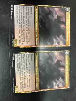 MTG Hidetsugu Consumes All #221 Kamigawa Neon Dynasty Magic Card Mythic NM X2 - Image 2