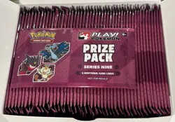 Pokemon TCG Prize Pack Series 9 SEALED Booster Packs x50 - In Original Box - Image 1