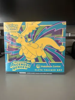 Pokemon TCG Ascended Hero’s Pokemon Center ETB New Sealed (Small Tear) - Image 1
