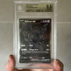 Pokemon TCG Zekrom EX 172/086 BWR Black Bolt 2025 BGS 9.5 GEM MINT English - Image 1