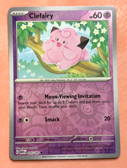 Clefairy ~Reverse Holo~Cute Pokemon Cards~ Pretty in Pink & Pastel Gallery - Image 1