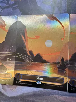 MTG | Dandan Islands Land Cards Set of 4 ✨FOIL✨ Secret Lair NM Borderless - Image 4