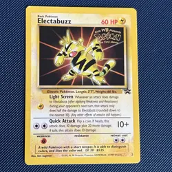 Electabuzz #2 1999 Movie Promo Black Star Promo Pokemon Card WOTC Vintage - Image 1