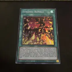 Synchro Rumble AGOV-EN060 Super Rare Yugioh Card 1st Ed Mint - Image 1