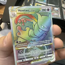 Mewtwo VSTAR (Secret) 079/078 Pokemon GO - Secret Rare NM Holo Pokemon TCG CARD - Image 2