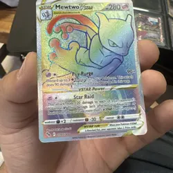 Mewtwo VSTAR (Secret) 079/078 Pokemon GO - Secret Rare NM Holo Pokemon TCG CARD - Image 3
