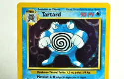 Pokemon card Tartard (Poliwrath) 13/102 Holo Rare Set de Base 1999 French MP - Image 2