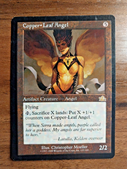 1x Copper-Leaf Angel - LP/MP - Prophecy - SPARROW MAGIC mtg - Image 1