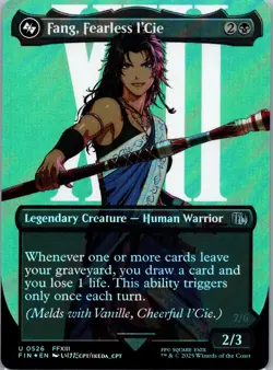Fang, Fearless l'Cie (Borderless) (Surge Foil) Foil U FINAL FANTASY 526 NM - Image 1