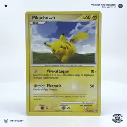 PIKACHU 70/100 Aube Majestueuse DP VF FR Carte Pokemon - Image 2