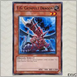 T.G. Catapult Dragon - EXVC-EN019 - Common Unlimited Yugioh - Image 1