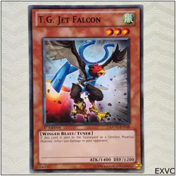 T.G. Jet Falcon - EXVC-EN018 - Common 1st Edition Yugioh - Image 1