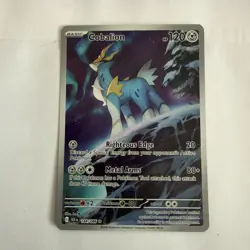 Pokemon TCG Illustration Rare Cobalion 144/086 Black Bolt Holo - Image 1