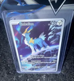 Pokemon TCG Illustration Rare Cobalion 144/086 Black Bolt Holo NM - Image 1