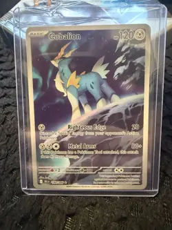 Pokemon TCG Illustration Rare Cobalion 144/086 Black Bolt Holo NM - Image 2