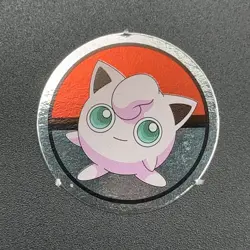 Jigglypuff Pokemon Paper Ginpika Medal Card Nintendo Japanese Rare TCG S206-96 - Image 3